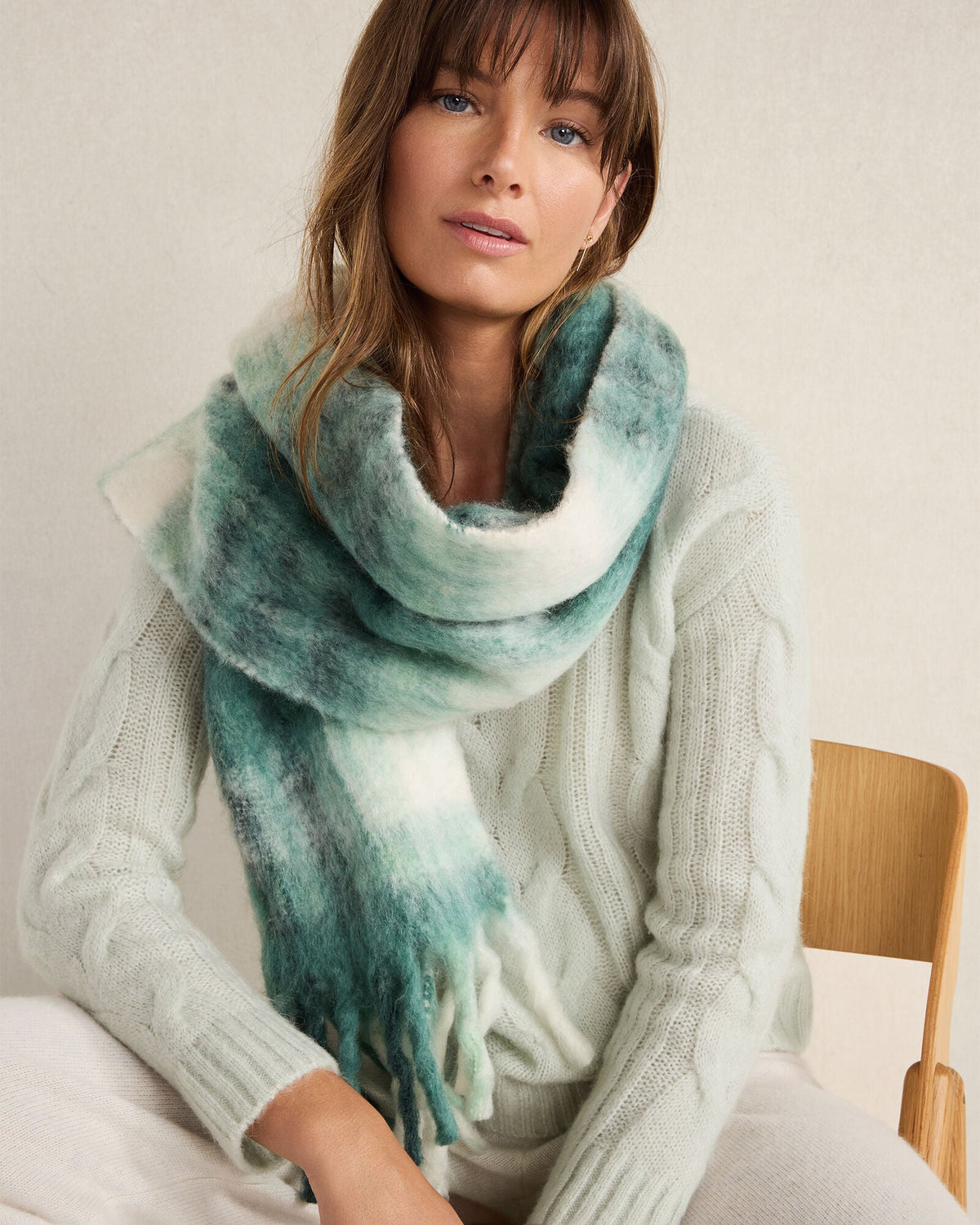 OVERSIZED PLAID SCARF | Talbots