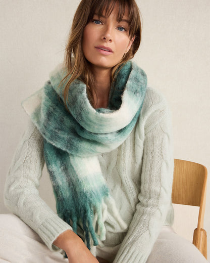 OVERSIZED PLAID SCARF | Talbots