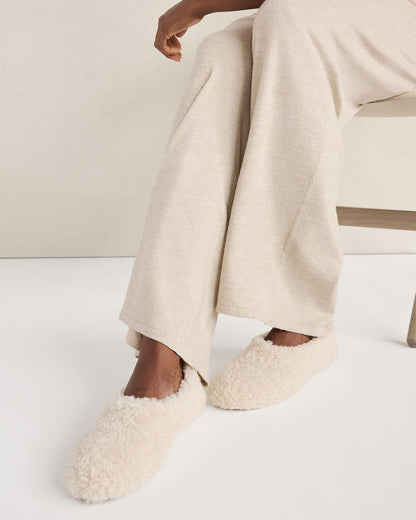 SHEARLING AND SUEDE SLIPPERS | Talbots