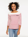 IVORY/RED POP