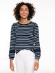 INDIGO/WHITE