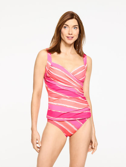 MIRACLESUIT® SANIBEL TANKINI - TIE-DYE STRIPE | Talbots