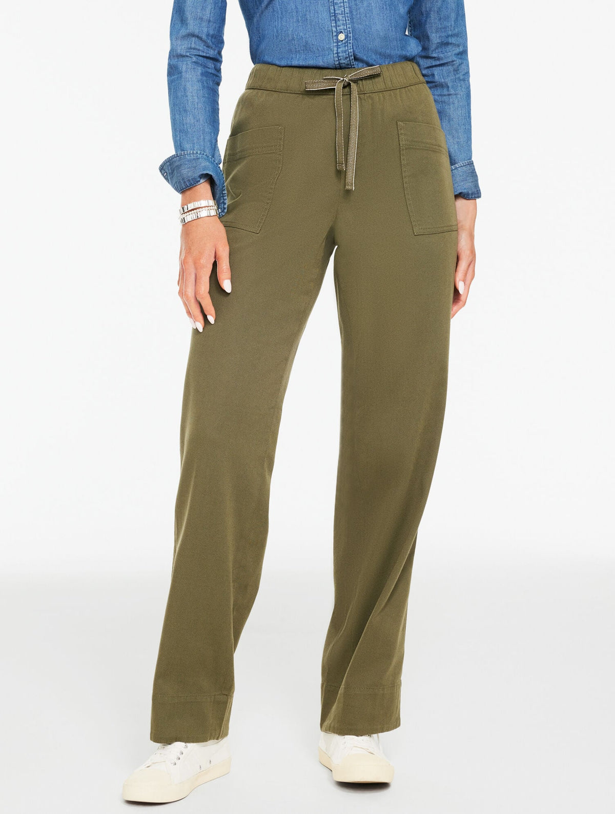 STRAIGHT LEG PULL-ON PANTS | Talbots