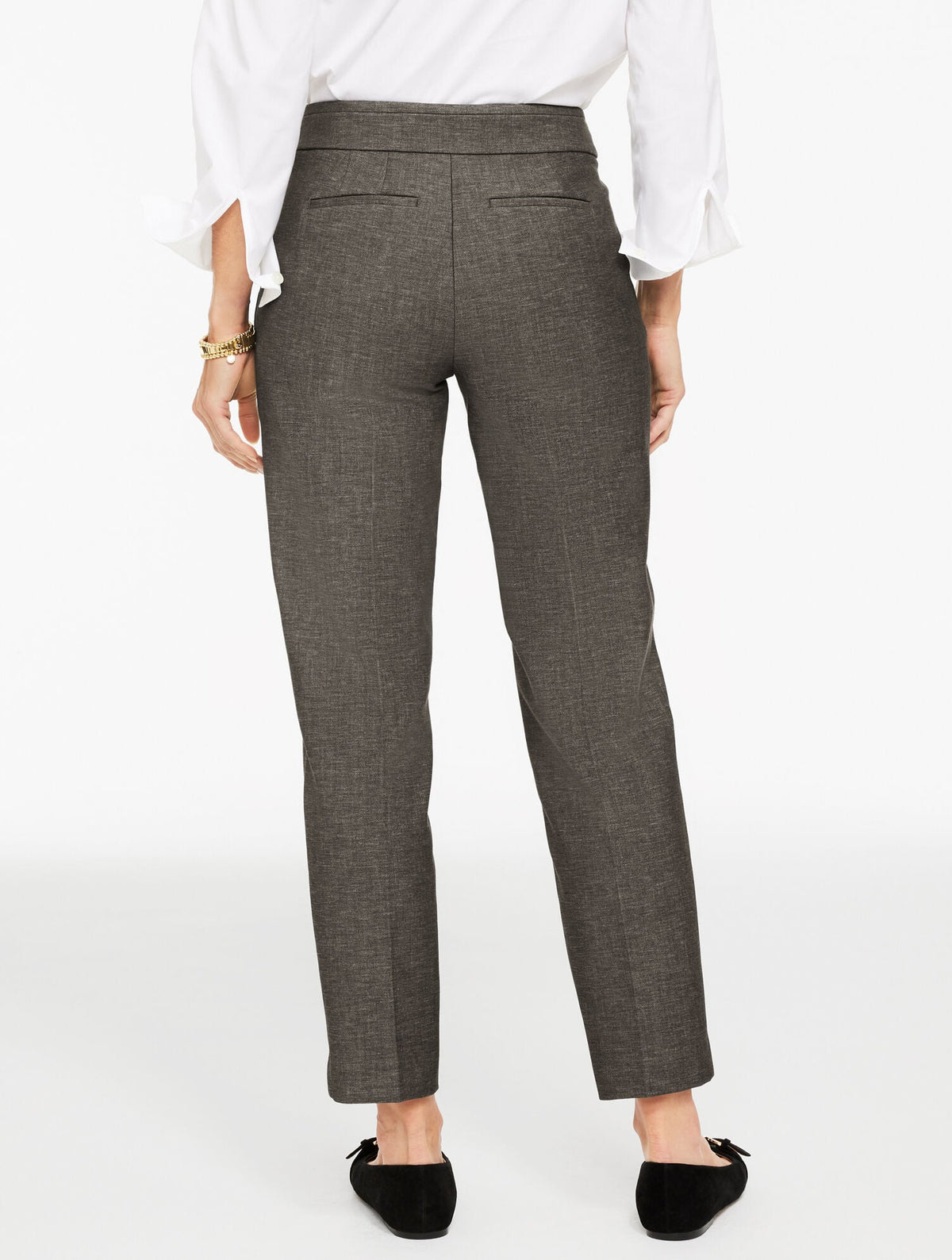 SLIM STRAIGHT ANKLE PANTS | Talbots