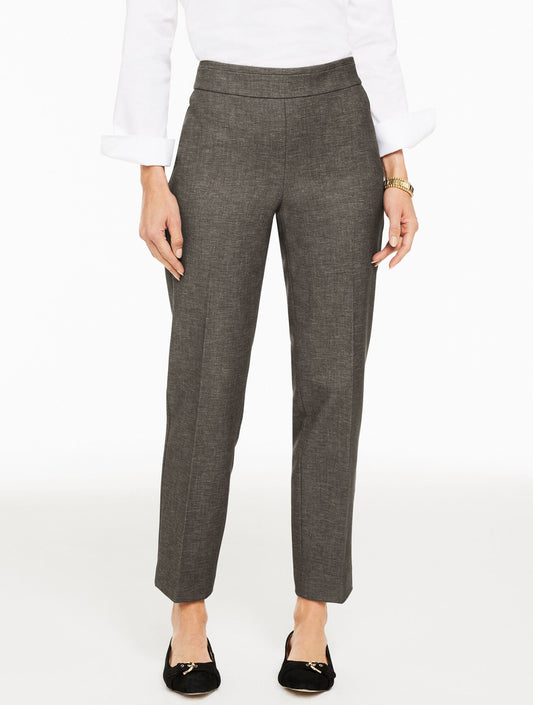 SLIM STRAIGHT ANKLE PANTS | Talbots