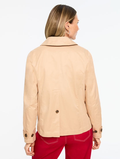 FRESH POPLIN TRENCH COAT | Talbots