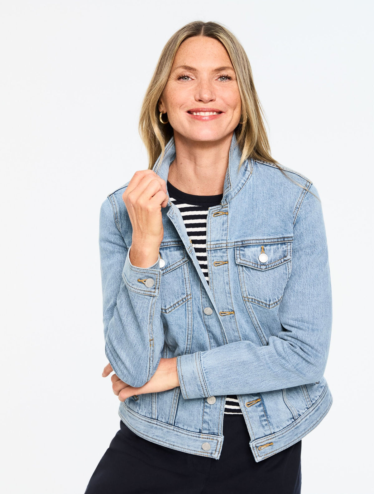 CLASSIC JEAN JACKET - SKY WASH | Talbots