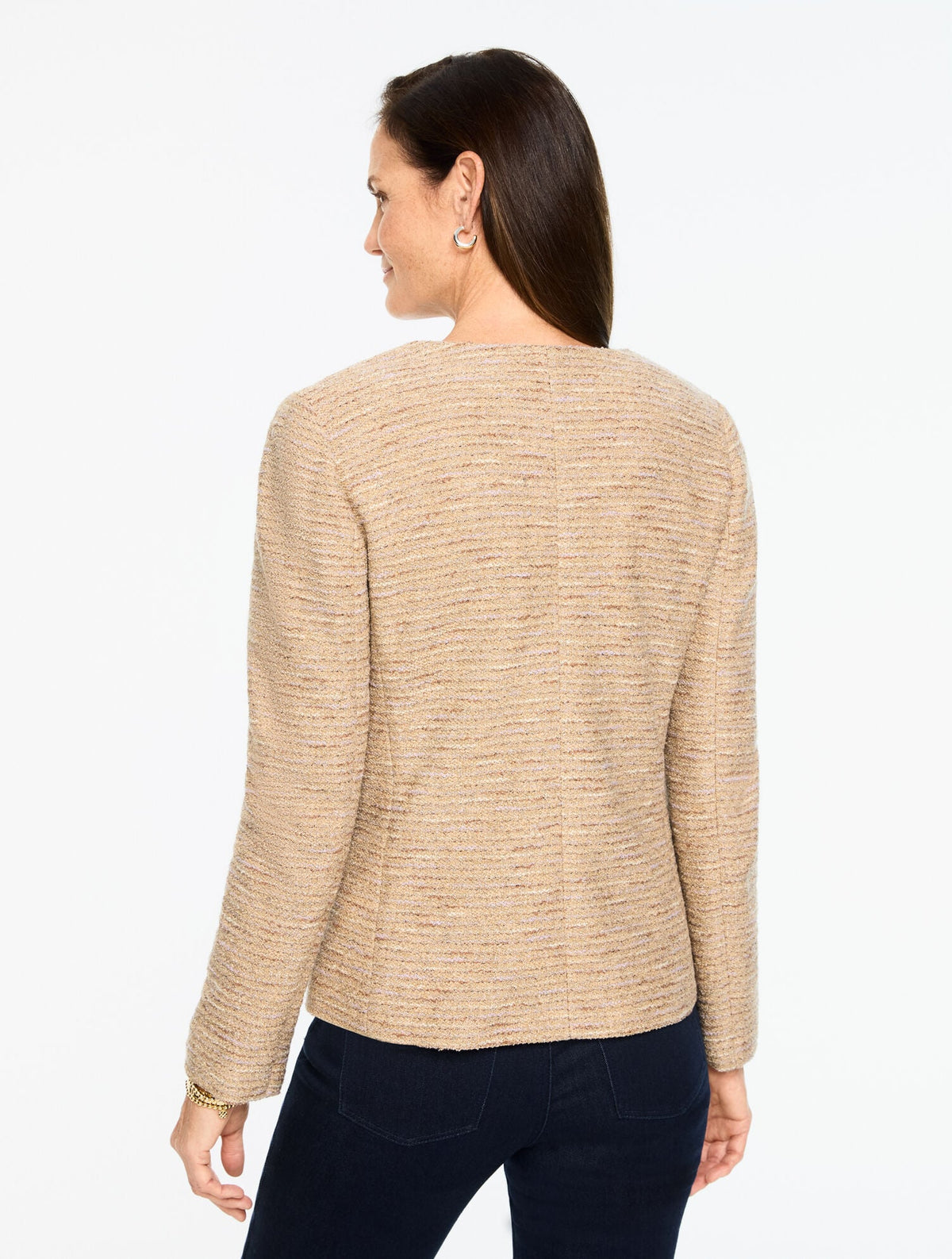 TWEED KNIT LADY JACKET | Talbots