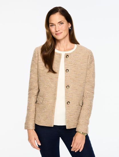 TWEED KNIT LADY JACKET | Talbots
