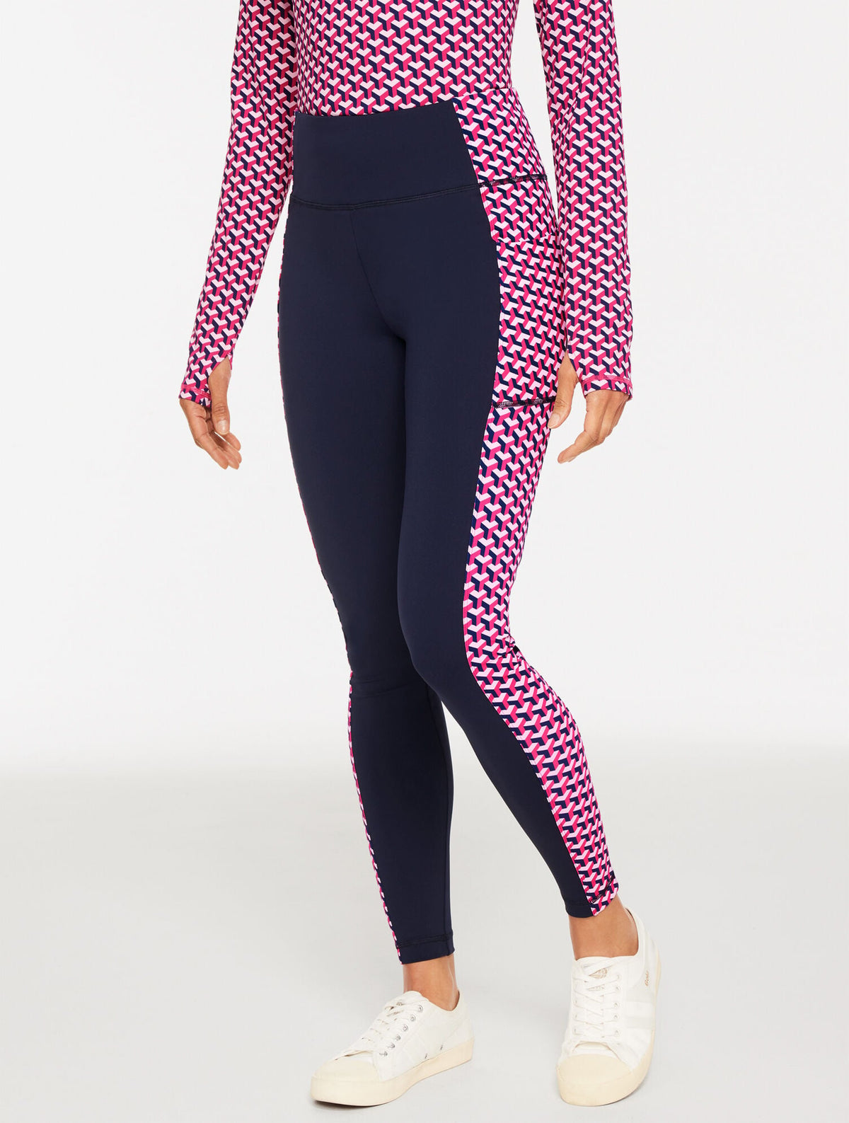 PERFORMANCE COMPRESSION LEGGINGS - GEO | Talbots