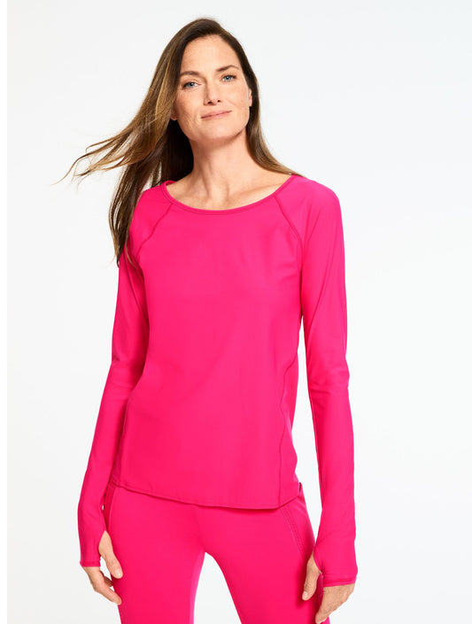 STRETCH JERSEY LONG SLEEVE TEE | Talbots