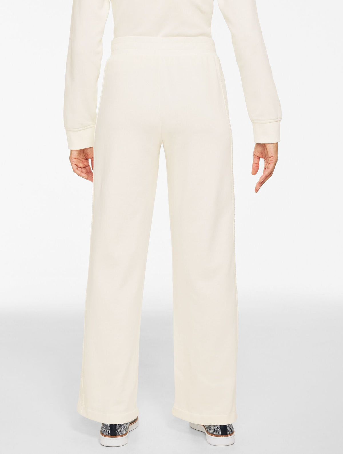 COZY FLEECE RELAXED LEG PANTS - PICOT TRIM | Talbots