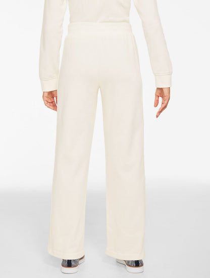 COZY FLEECE RELAXED LEG PANTS - PICOT TRIM | Talbots