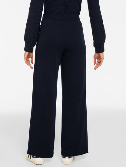 COZY FLEECE RELAXED LEG PANTS - PICOT TRIM | Talbots