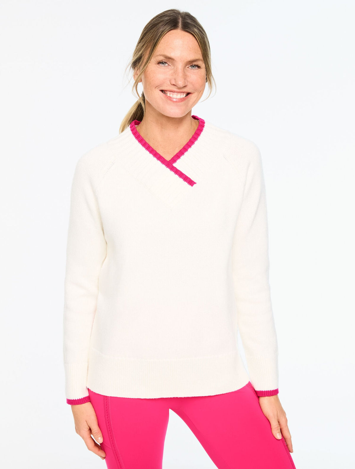V-NECK TUNIC SWEATER | Talbots