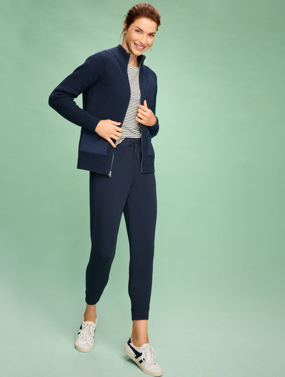AIRKNIT STRETCH SWEATER JACKET | Talbots