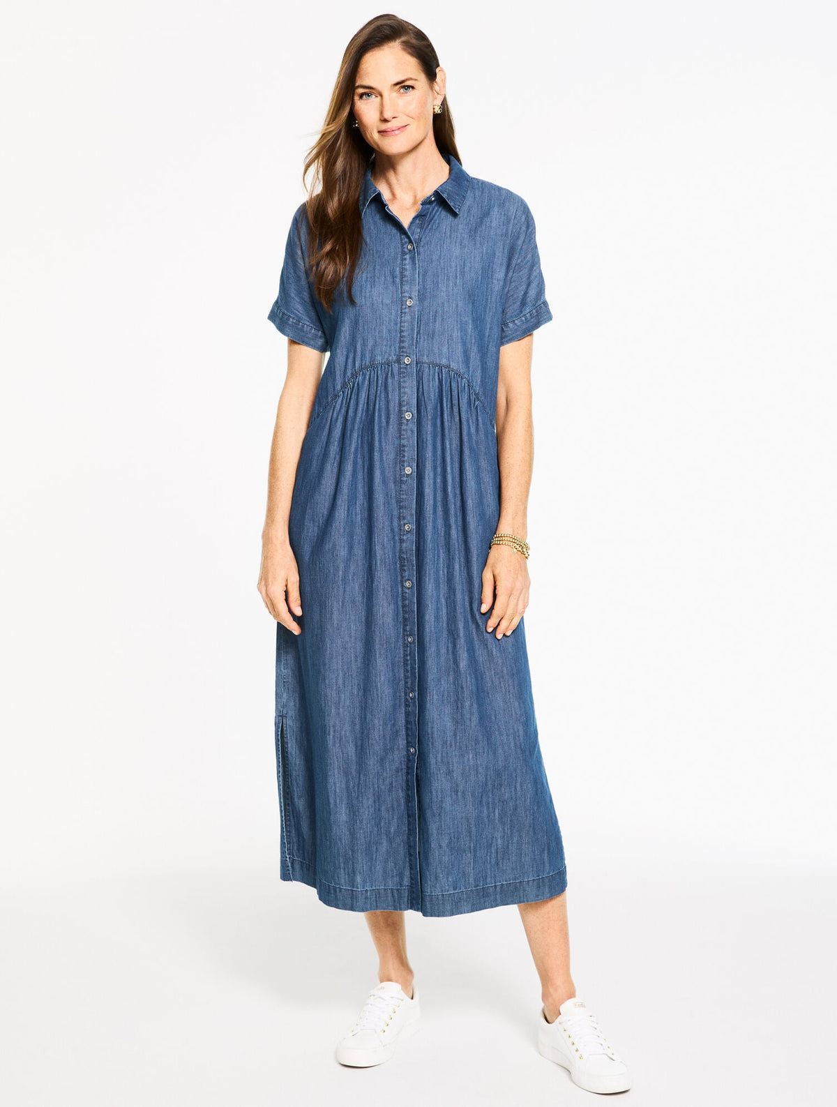 DENIM SHIRTDRESS - MARIN WASH | Talbots