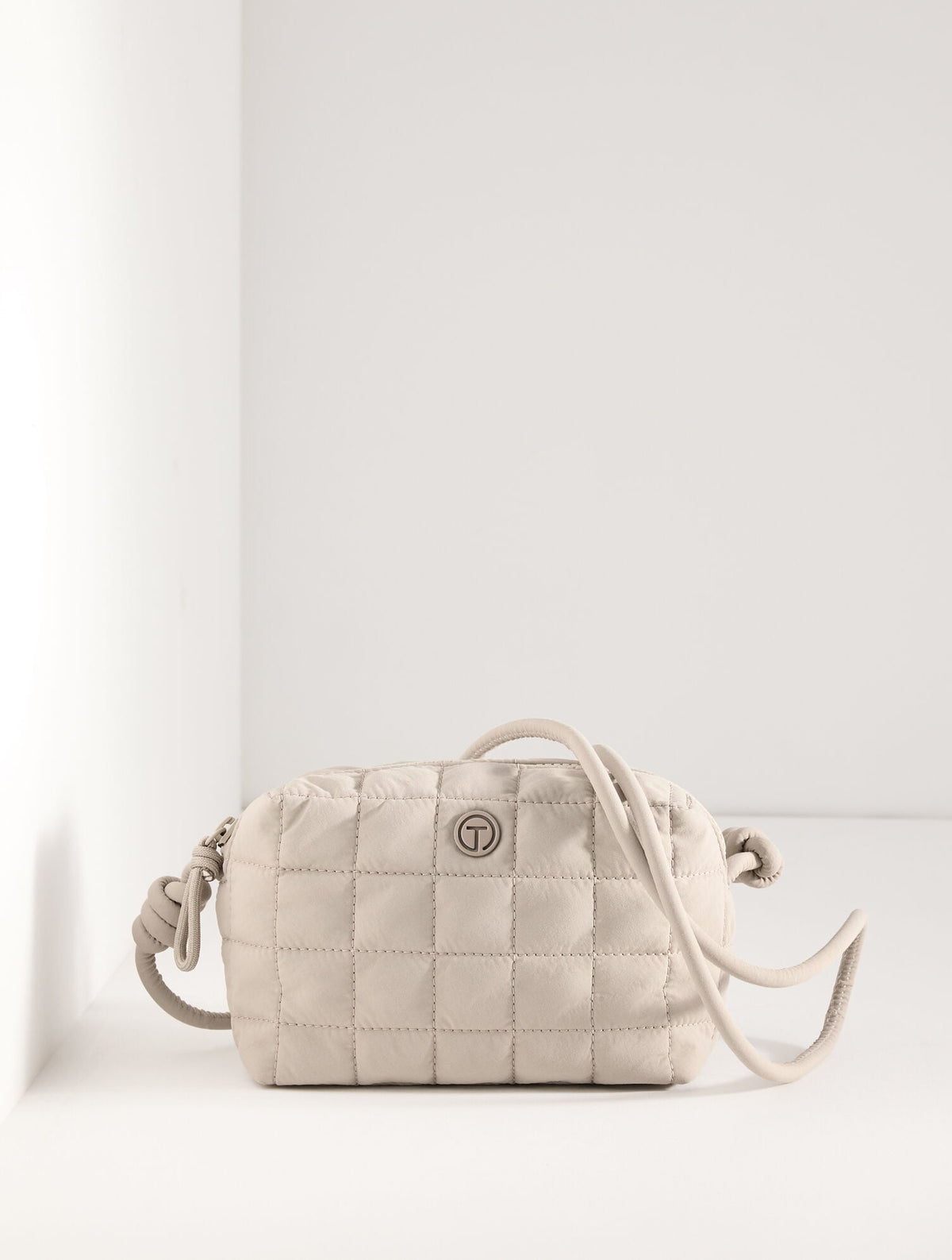 T BY TALBOTS QUILTED NYLON CROSSBODY | Talbots