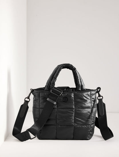 T BY TALBOTS QUILTED NYLON MINI TOTE | Talbots