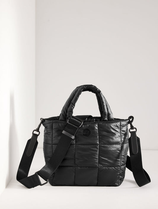 T BY TALBOTS QUILTED NYLON MINI TOTE | Talbots