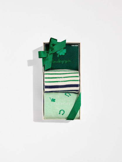 ST. PATTY’S TROUSER SOCKS 3 PACK GIFT SET | Talbots
