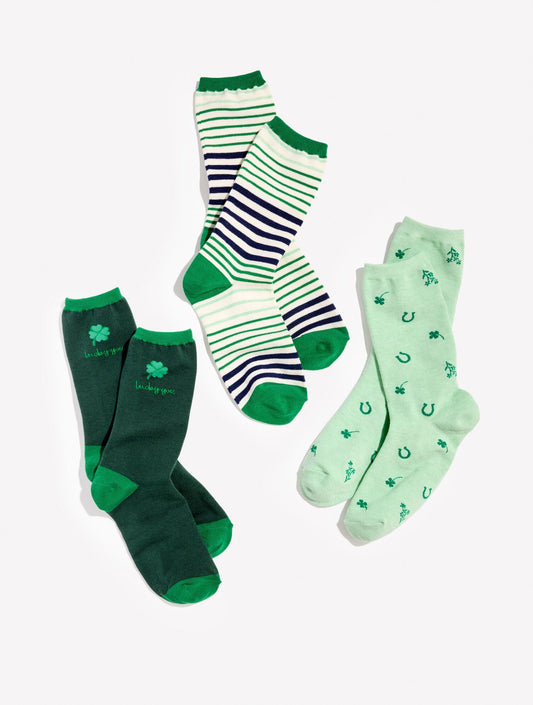 ST. PATTY’S TROUSER SOCKS 3 PACK GIFT SET | Talbots