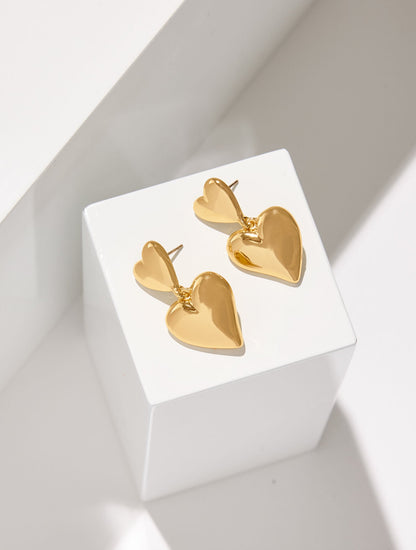 SOFT HEARTS DROP EARRINGS | Talbots