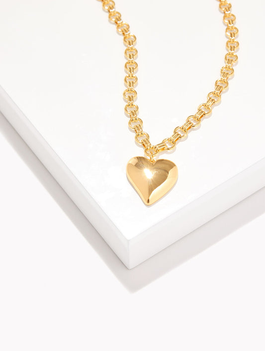 SOFT HEART PENDANT NECKLACE | Talbots