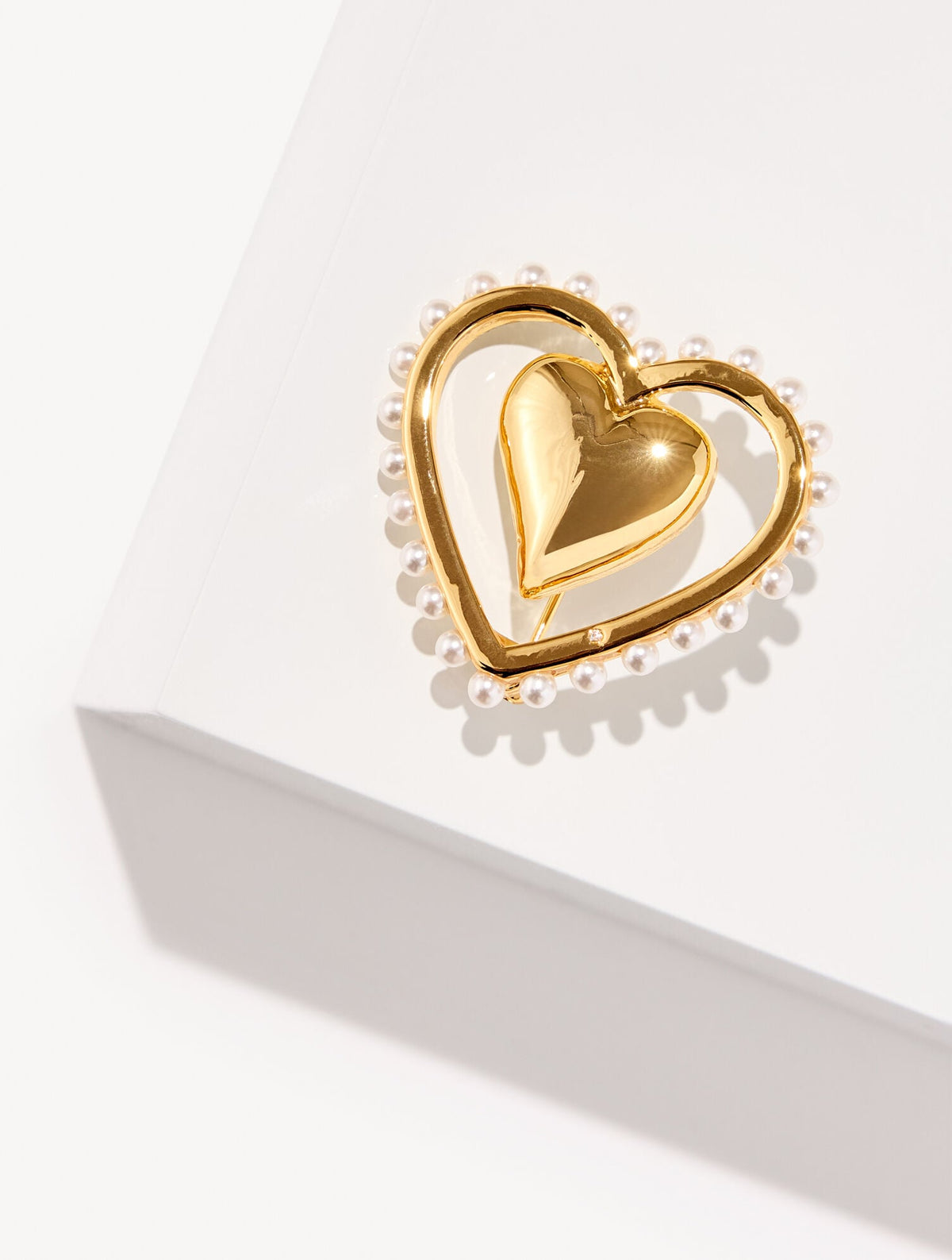 ROMANTIC HEART BROOCH | Talbots