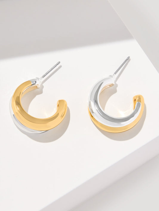 ROPE SWIRL HOOP EARRINGS | Talbots