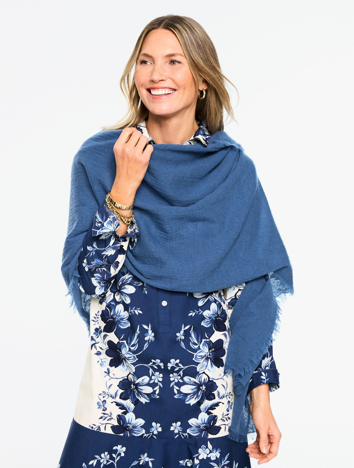 FRINGE WOOL WRAP | Talbots