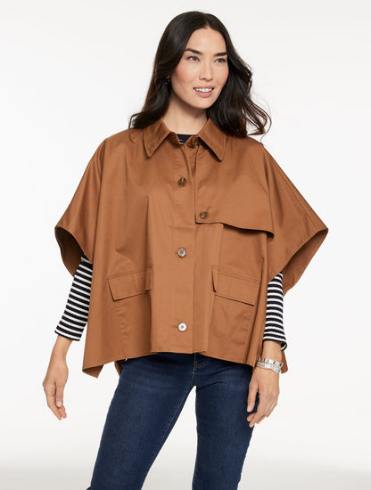 SHORT TRENCH CAPE | Talbots