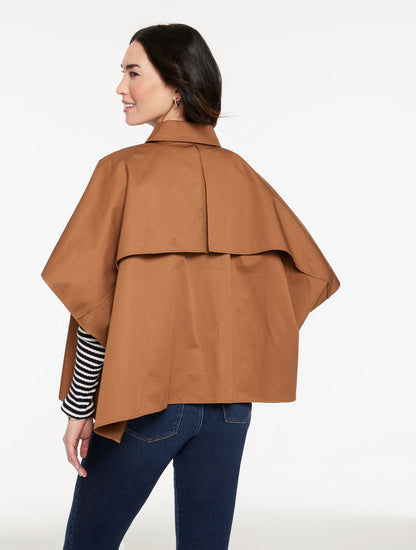 SHORT TRENCH CAPE | Talbots
