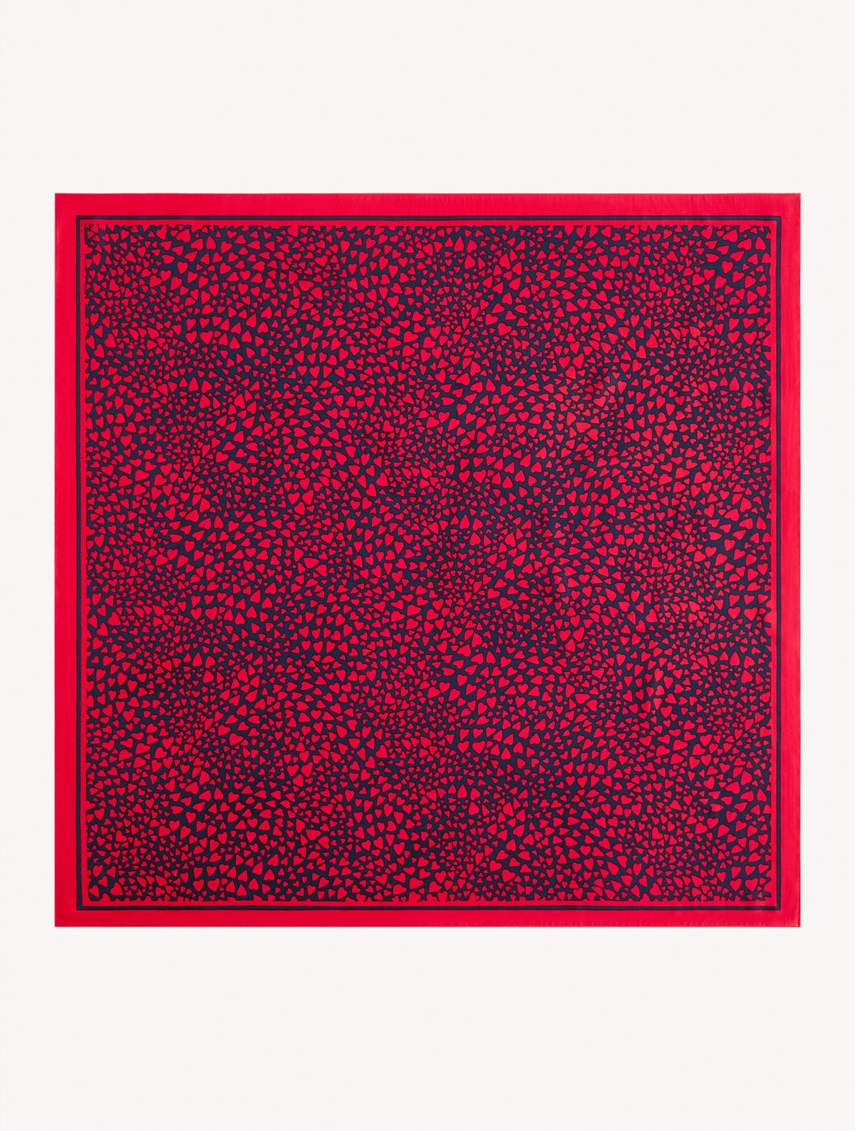 FLOWING HEARTS SQUARE SCARF | Talbots