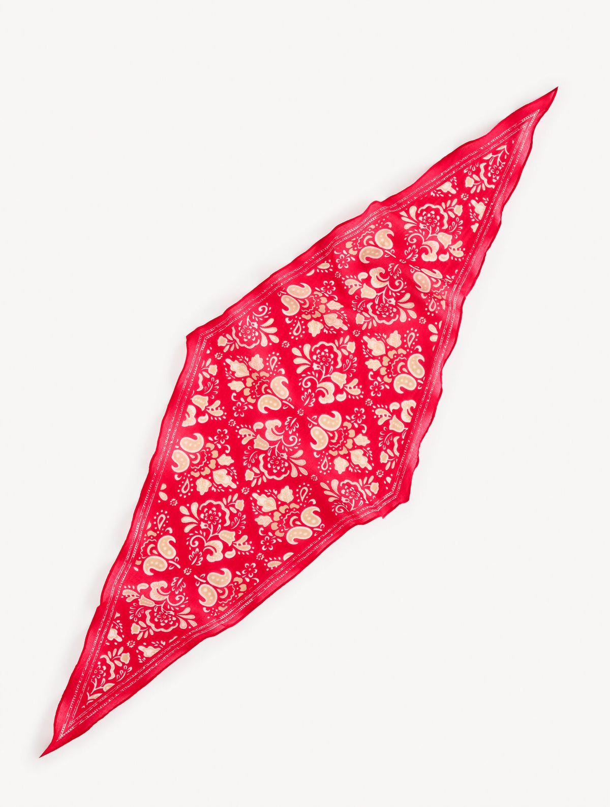 SIMPLE JACOBEAN DIAMOND SCARF | Talbots