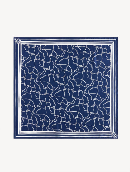 SIMPLE ROPE SQUARE SCARF | Talbots