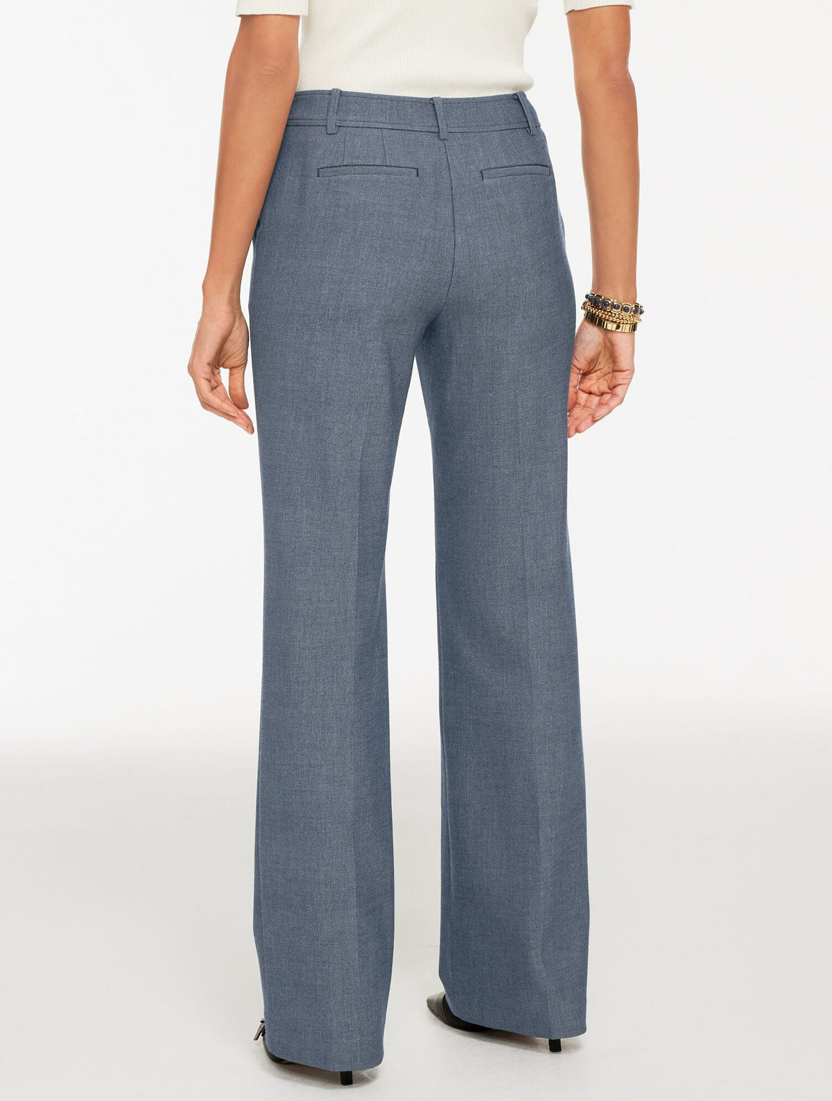 BOOT LEG REFINED DENIM PANTS | Talbots