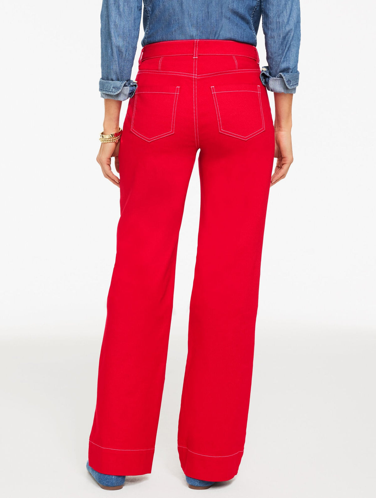 CLASSIC JEAN TROUSERS - DARTED | Talbots
