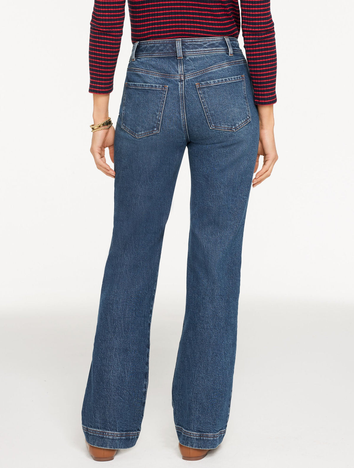 RELAXED BOOTCUT JEAN - NASH WASH | Talbots
