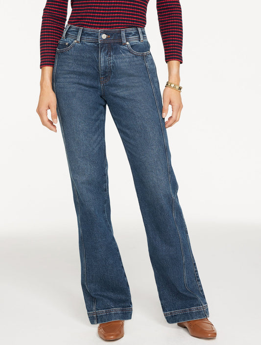 RELAXED BOOTCUT JEAN - NASH WASH | Talbots