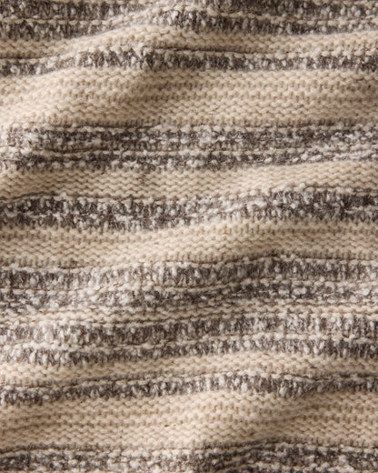 CASHMERE STRIPED CREWNECK | Talbots