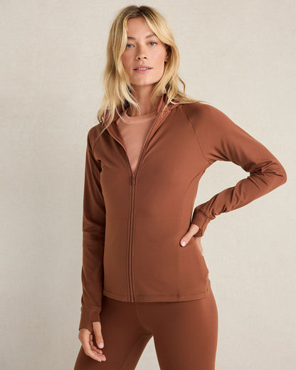 BALANCE FULL-ZIP JACKET | Talbots
