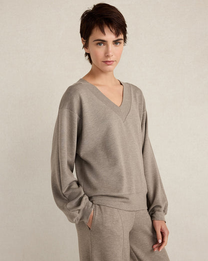 SOFT KNIT V-NECK TOP | Talbots