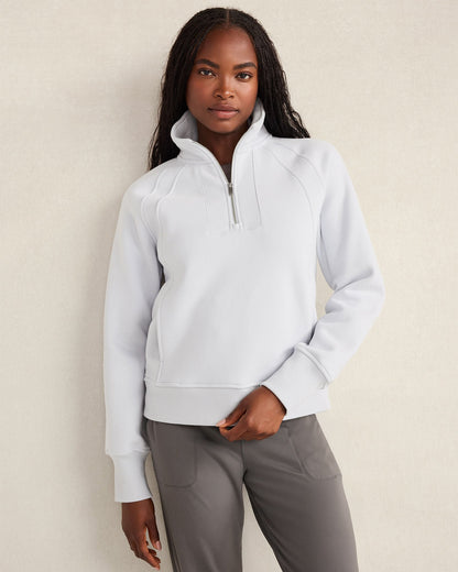 CLOUD FLEECE HALF-ZIP PULLOVER | Talbots