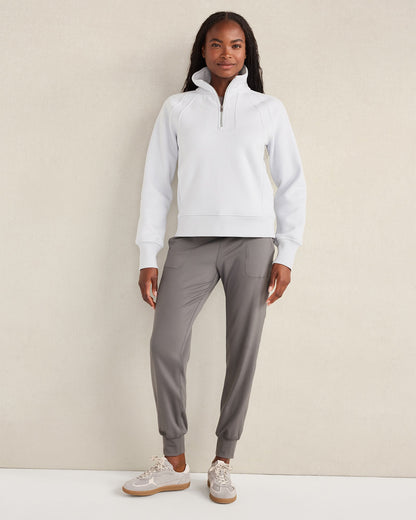 CLOUD FLEECE HALF-ZIP PULLOVER | Talbots