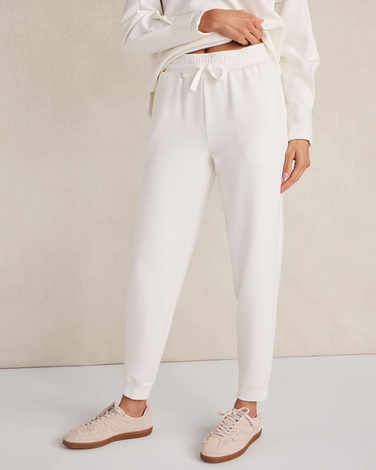 SOFT-BRUSHED FLEECE JOGGERS | Talbots