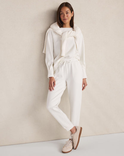 SOFT-BRUSHED FLEECE JOGGERS | Talbots