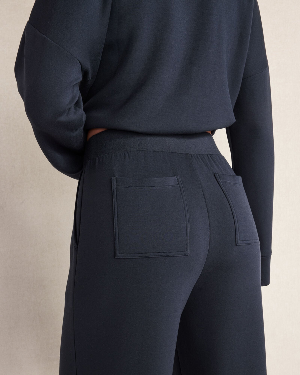 SOFT KNIT WIDE LEG PLEATED PANTS | Talbots