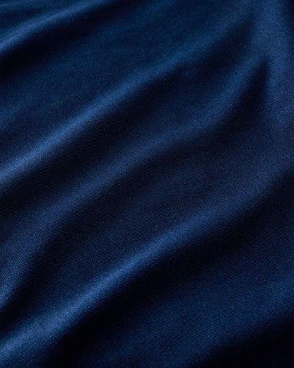 INDIGO COTTON TERRY HOODIE | Talbots