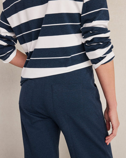 ORGANIC COTTON INTERLOCK BARREL LEG PANTS | Talbots
